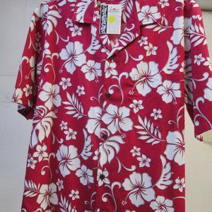 RSS Surf 100% Cotton Hawaiian Pocketed Shirt New